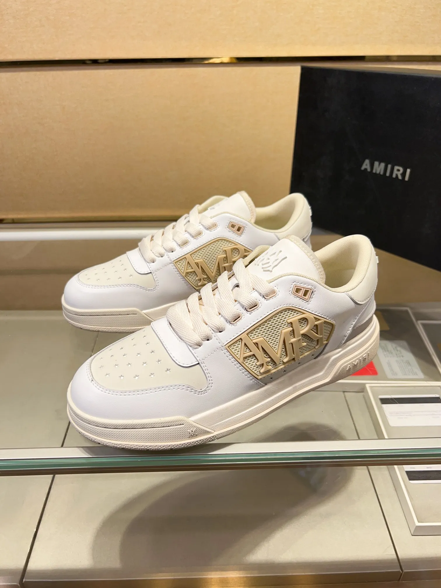 Men's men's shoes 💰500 [New style] 🌲🌲 Amiri - New Amiri trendy shoes, low-top casual sports shoes, the same style as celebrities, made of selected cowhide stitching, original outsole, comfortable on the feet, high-end workmanship, welcome to buy Size: 39-45 (customized for 46)